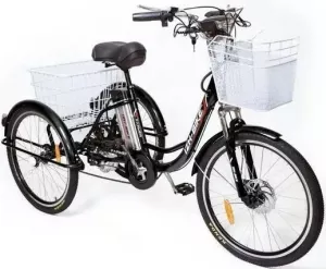 Электровелосипед Izh-Bike Farmer 24 (Li-ion) задний привод, черный фото