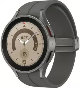 Умные часы Samsung Galaxy Watch 5 Pro 45 мм (серый титан) фото