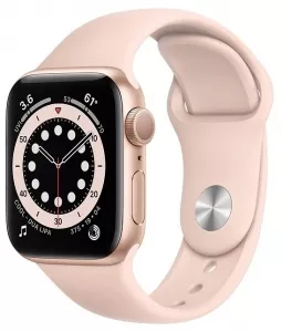 Умные часы Apple Watch Series 6 40mm Aluminum Gold (MG123) фото