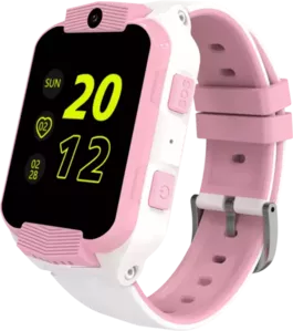 Детские умные часы Canyon Cindy KW-41 (белый/розовый) фото
