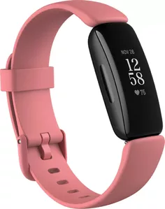 Фитнес-браслет Fitbit Inspire 2 (черный/розовый) фото