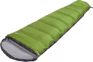 Спальный мешок Jungle Camp Scout Jr (левая молния, зеленый/серый) фото
