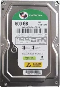 Жесткий диск MediaMax (WL500GSA) 500Gb  фото