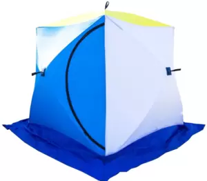 Палатка для зимней рыбалки Стэк КУБ-2 (трехслойная, дышащая) фото