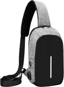 Рюкзак Anti-Theft HX с USB-портом Grey фото