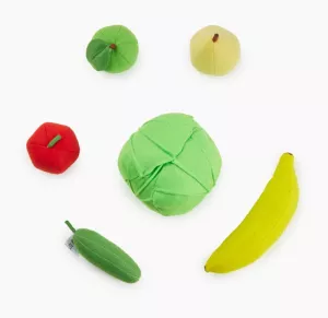Набор игрушечных продуктов Happy Baby Овощи, фрукты / 330701 фото