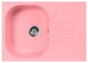 Кухонная мойка AquaGranitEx M-70 Розовый фото