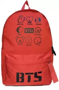 Городской рюкзак BTS Smile (красный) фото