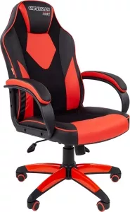 Кресло CHAIRMAN Game 17 (черный/красный) фото