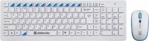 Беспроводной набор клавиатура + мышь Defender Skyline 895 Nano фото