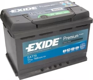 Аккумулятор Exide Premium EA770 (77Ah) фото