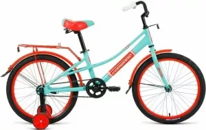 Детский велосипед Forward Azure 20 2020 (голубой/красный) фото