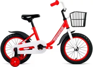 Детский велосипед Forward Barrio 14 2021 (красный/белый) фото
