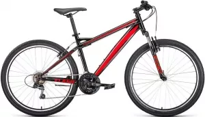 Велосипед Forward Flash 26 1.0 р.17 2020 (черный/красный) фото