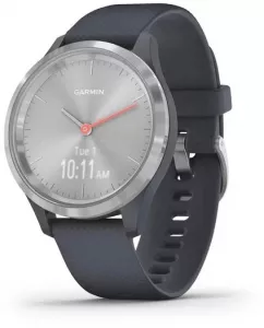 Гибридные умные часы Garmin Vivomove 3S Silver/Granite Blue фото