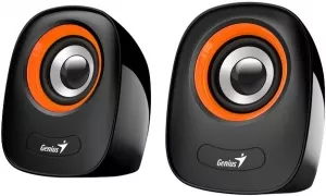 Мультимедиа акустика Genius SP-Q160 (черный/оранжевый) фото