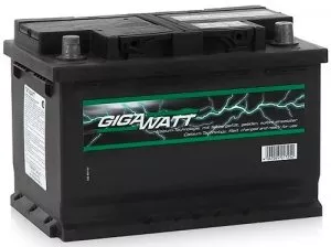 Аккумулятор Gigawatt L+ (72Ah) фото