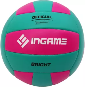 Волейбольный мяч Ingame Bright (бирюзовый/розовый) фото
