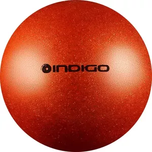 Мяч для художественной гимнастики Indigo IN118 (оранжевый) фото