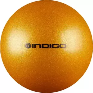 Мяч для художественной гимнастики Indigo IN119 (золотой) фото
