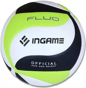 Волейбольный мяч Ingame Fluo (черный/белый/зеленый) фото