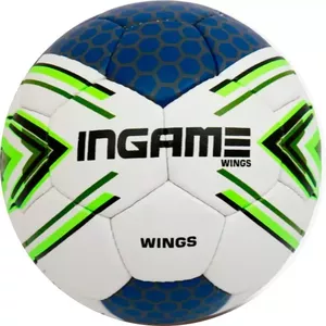 Футбольный мяч Ingame Wings IFB-134 (5 размер, белый/синий/зеленый) фото