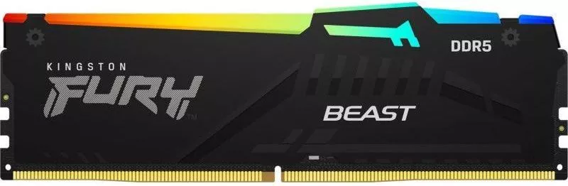 Оперативная память Kingston FURY Beast RGB 16ГБ DDR5 5200 МГц KF552C40BBA-16 фото
