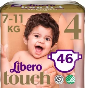 Подгузники Libero Touch 4 Maxi (7-11 кг) 46 шт фото