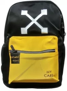 Городской рюкзак Off-White My Care (черный/желтый) фото