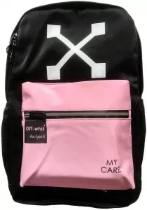 Городской рюкзак Off-White My Care (черный/розовый) фото