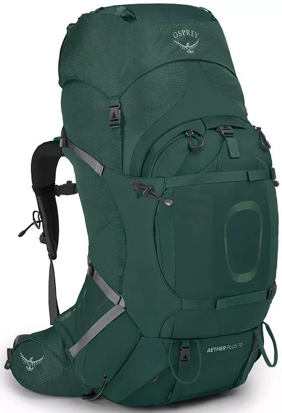 Туристический рюкзак Osprey Aether Plus 70 (S/M, Axo Green) фото