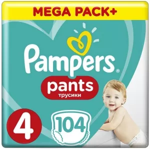 Трусики Pampers Pants 4 Maxi (9-15 кг) 104 шт фото