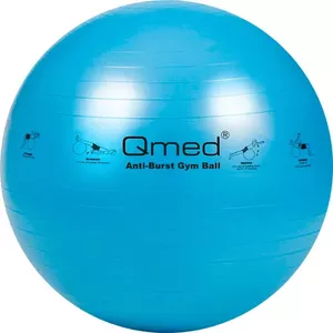 Гимнастический мяч Qmed ABS Gym Ball 75 см (голубой) фото