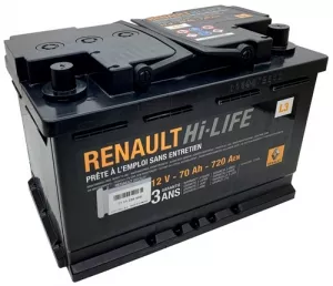 Аккумулятор Renault Hi-LIFE (70Ah) фото