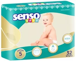 Подгузники SENSO BABY 5 Junior (32 шт) фото