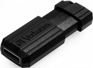 USB Flash Verbatim PinStripe 128GB (черный) фото