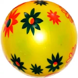 Мяч детский ZEZ D9-S22 Yellow/Black/Red фото