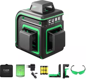 Лазерный нивелир ADA Cube 3-360 Green Home Edition фото