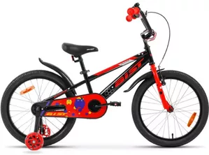Детский велосипед AIST Pluto 20 2022 (черный/красный) фото