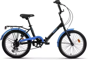 Велосипед AIST Smart 20 2.1 2023 (черный/синий) фото