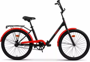 Велосипед AIST Smart 24 1.1 2022 (черный/красный) фото