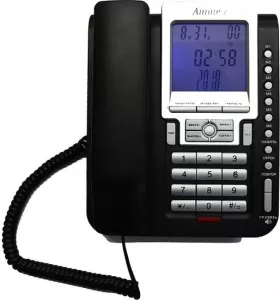 Проводной телефон Аттел 211 (черный) фото