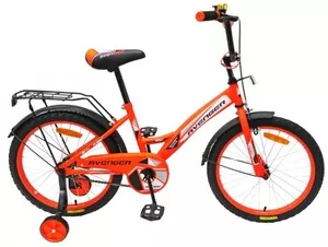 Детский велосипед Avenger New Star 12&#34; (оранжевый/черный) фото