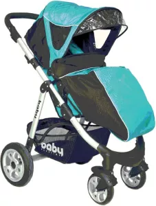 Прогулочная коляска Baby Prestige Omega (бирюзовый) фото
