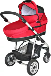 Универсальная коляска Baby Prestige Omega Comfort (красный) фото
