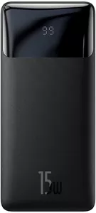 Портативное зарядное устройство Baseus Bipow Digital Display 15W 10000mAh (черный) фото