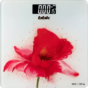 Напольные весы BBK BCS3003G Белый/красный фото