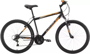 Велосипед Black One Onix р.20 2022 (черный/серый/оранжевый) фото