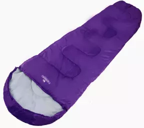 Спальный мешок Calviano Acamper Bergen 300г/м2 (фиолетовый) фото