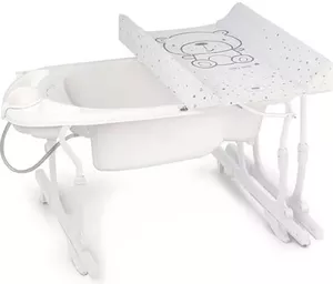 Пеленальный столик Cam Idro Baby Estraibile с ванночкой / C518-C247 (тедди серый) фото